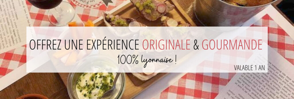 Offrez un bon cadeau pour découvrir Lyon de manière originale et gourmande